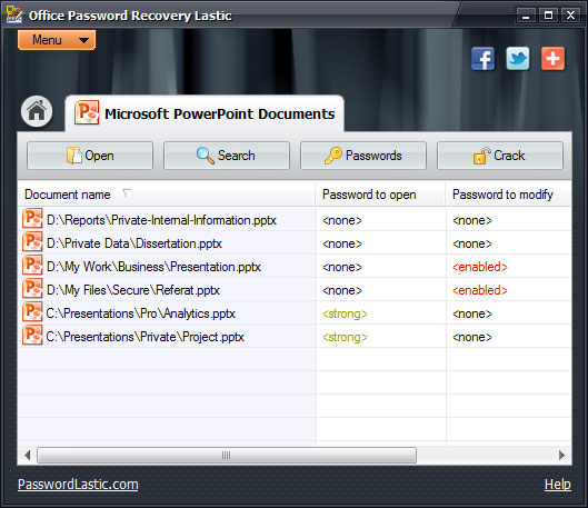 Crack MS PowerPoint Password